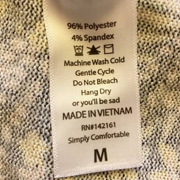 LulaRoe Black Multi Color Floral Vines Sweater Duster size M - Picture 9 of 10